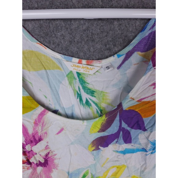 JAMS WORLD Dress Women's Small Hawaiian Floral Hula - Picture 4 of 8